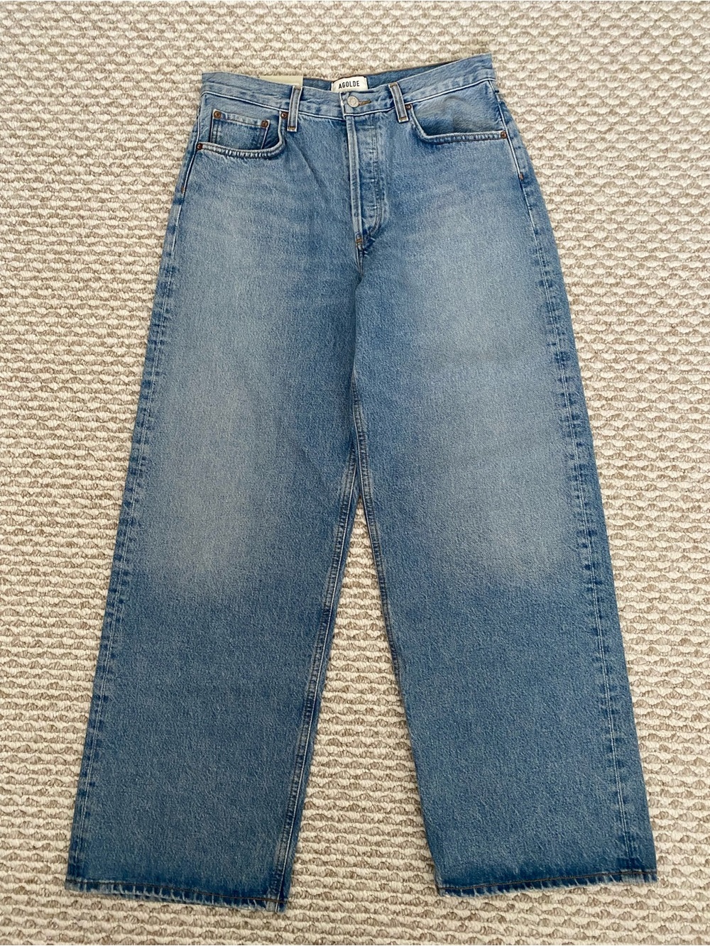 Agolde Low Slung Baggy Jeans Libertine